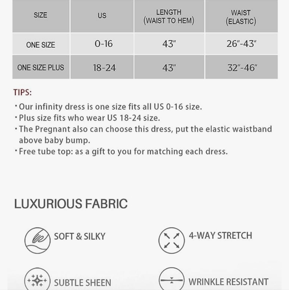 Convertible Bridesmaid Dress - Picture 2 of 2